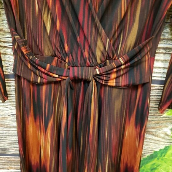 Alex Marie midi dress fall colors size small NWT - Picture 3 of 7